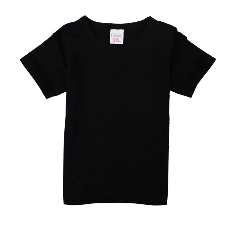 Kids cotton short-sleeve t-shirt, solid basic tee - Kindle Kids ABC - view 16