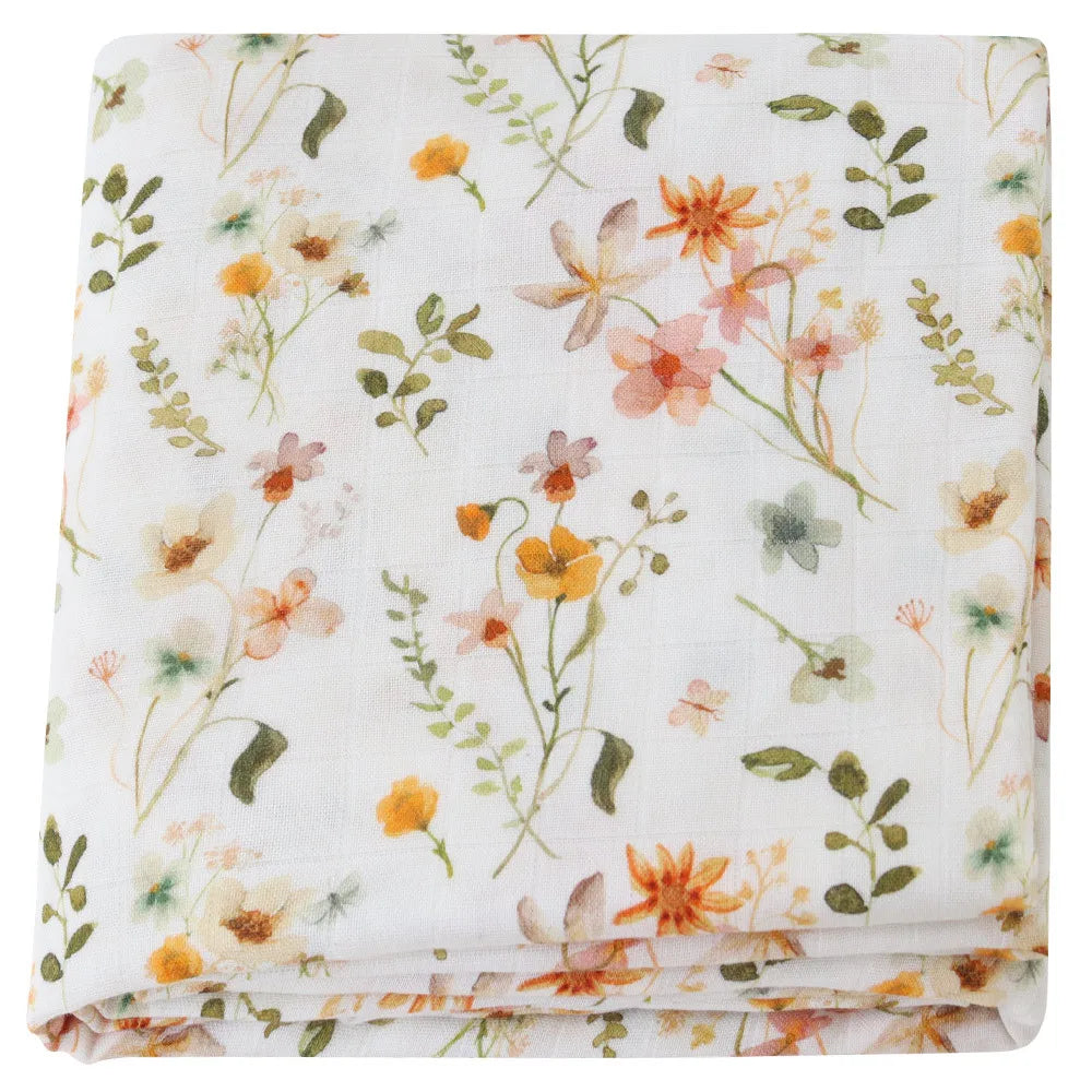 Bamboo Cotton Muslin Baby Swaddle Blanket - Kindle Kids ABC - view 13