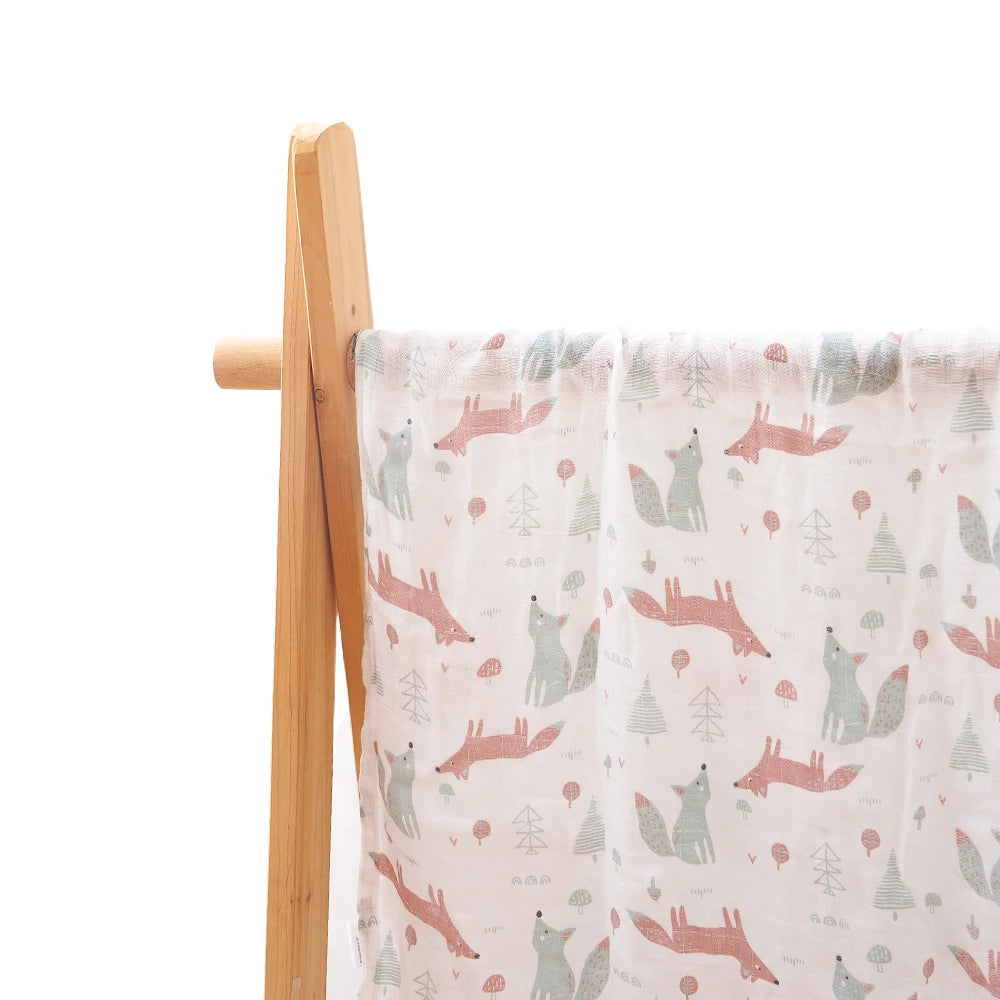 Bamboo Cotton Muslin Baby Swaddle Blanket - Kindle Kids ABC - view 21