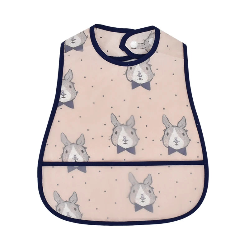Waterproof Baby Feeding Bib EVA Pocket Bib Ages 6M-4Y - photo 11