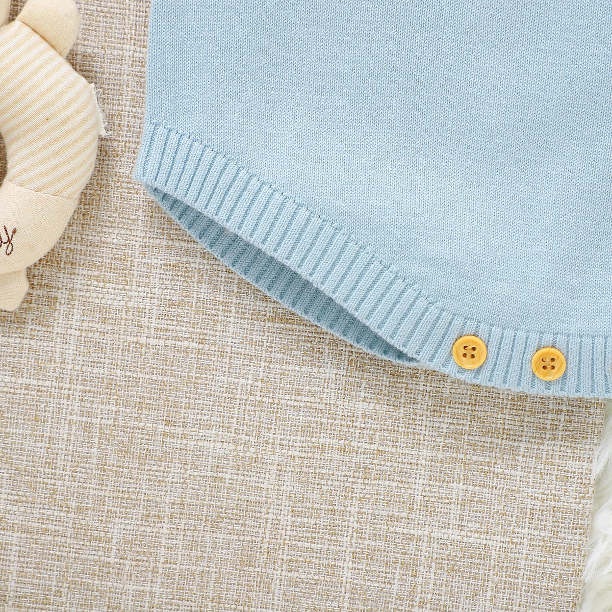 Knit Cotton Baby Bodysuit - Kindle Kids ABC - view 5