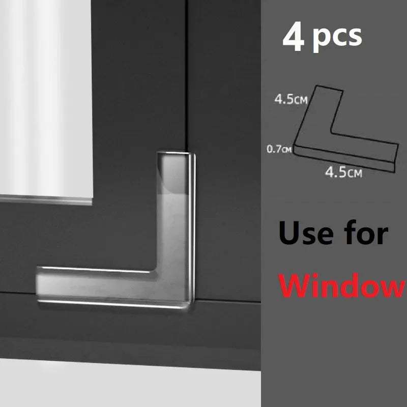 Baby Safety Corner Guards – Soft Silicone Table Edge Protectors (4 or 10 Pack)