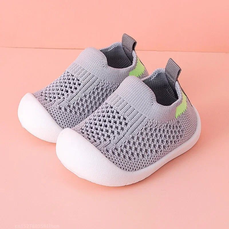 Kids Breathable Knit Slip-On Sneakers, Unisex 0M–4Y - photo 5