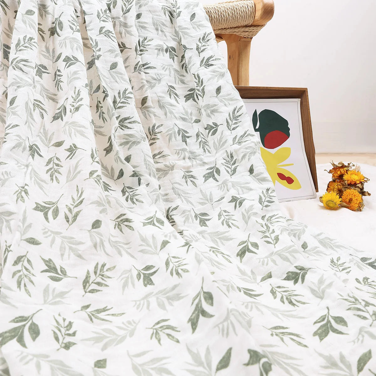 Muslin Cotton Baby Blanket - Kindle Kids ABC