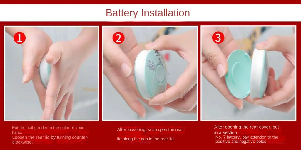 Electric Baby Nail Trimmer – Safe & Quiet Nail File for Newborns & Toddlers