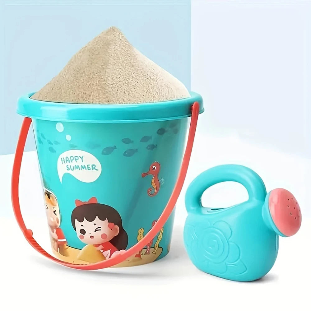 18-Piece Beach Sand Toy Set — Bucket, Spade, Moulds & Watering Can | 3Y+ - photo 4