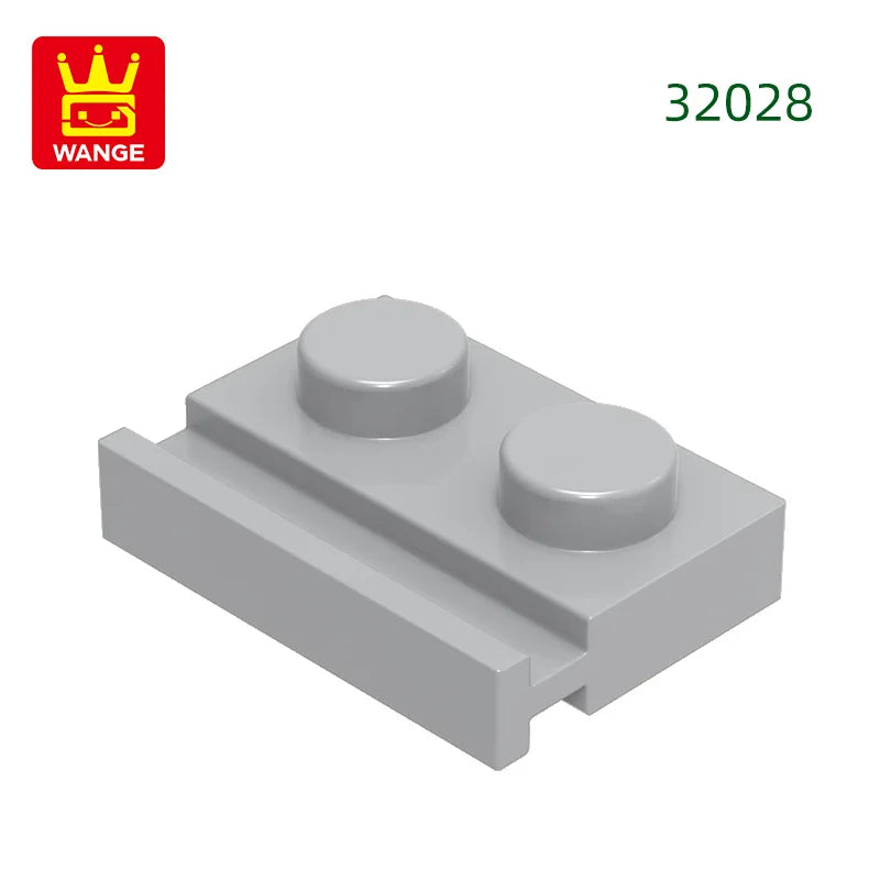 224-piece building block plate set MOC slide bricks for kids creative builds