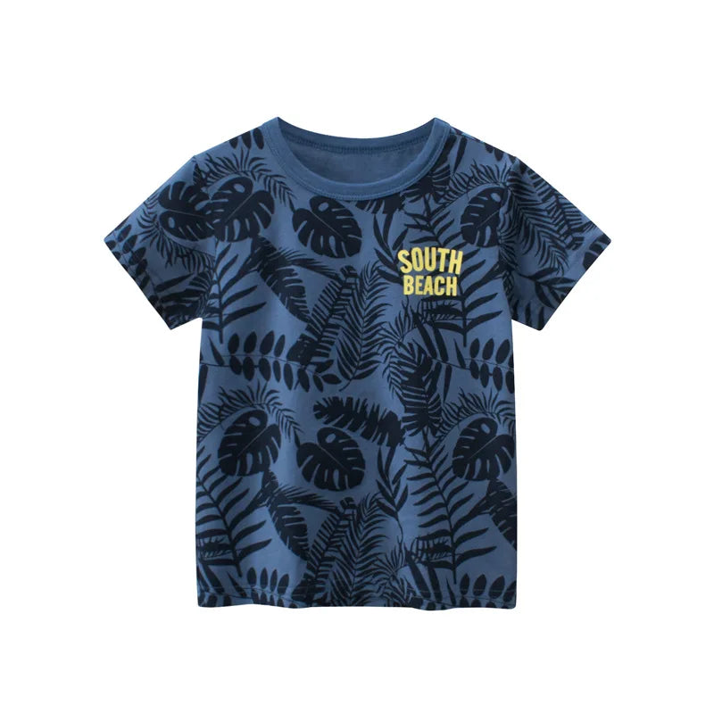 Kids Short-Sleeve T-Shirt – Cotton Cartoon Summer Tee - photo 12