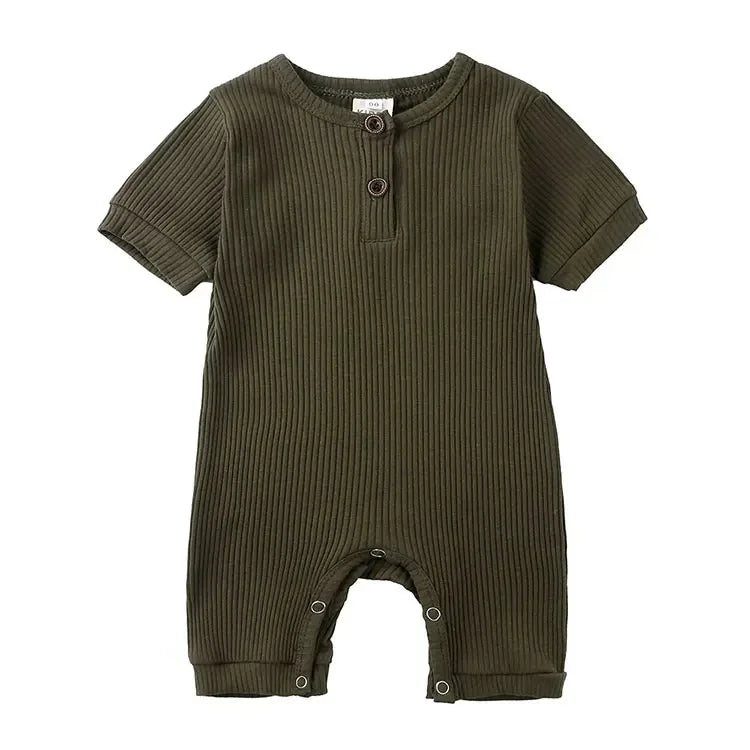 Baby Cotton Short-Sleeve Romper - Kindle Kids ABC - view 13