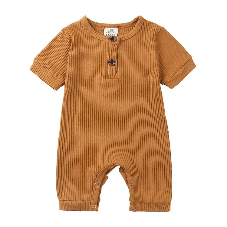 Baby Cotton Short-Sleeve Romper - Kindle Kids ABC - view 11
