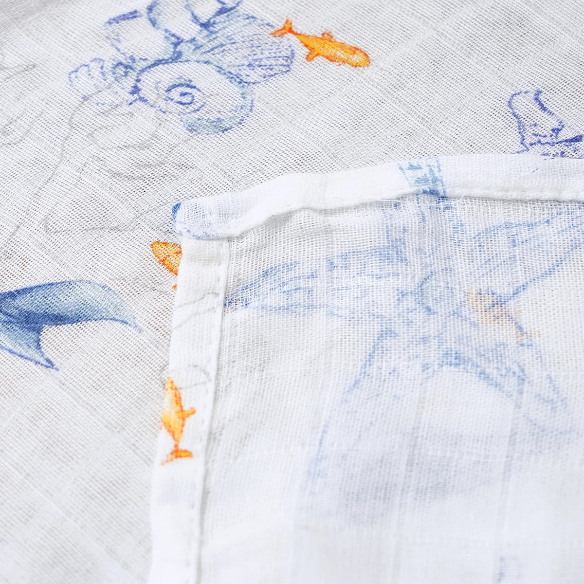 Bamboo Cotton Muslin Baby Swaddle Blanket - Kindle Kids ABC - view 3