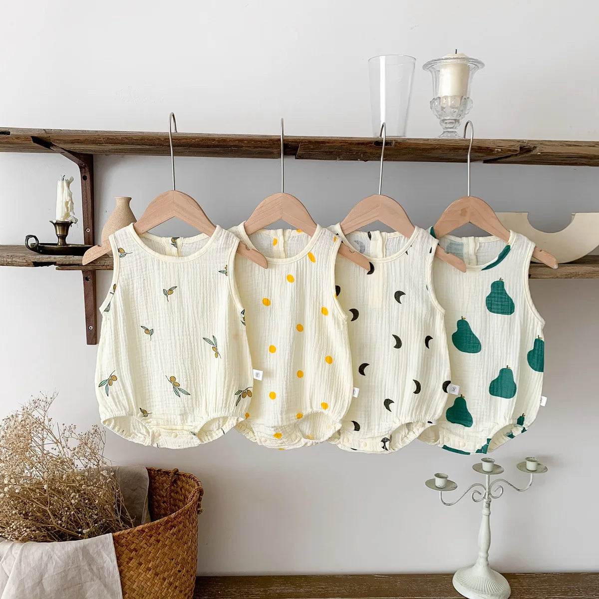 Muslin Cotton Baby Romper - Kindle Kids ABC - view 2
