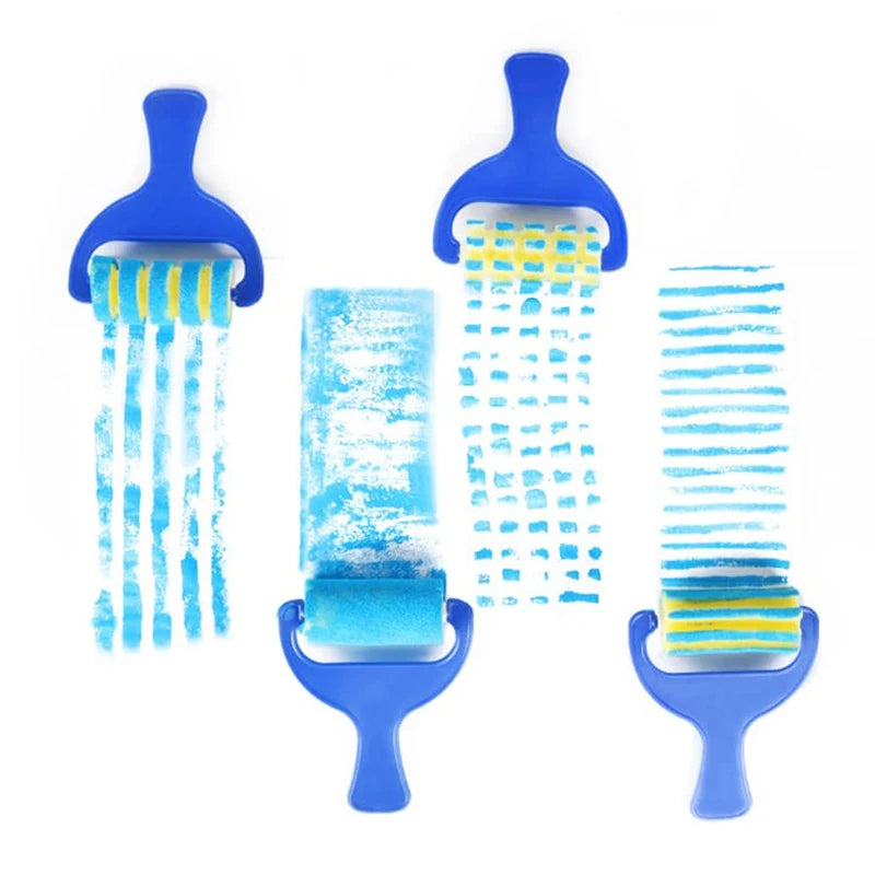 Kids' DIY Sponge Brush Art Set - Kindle Kids ABC - view 5