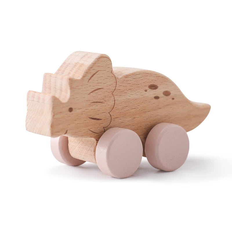 Wooden Beech Push Toy — Dinosaurs & Vehicles | 1-4Y - photo 12