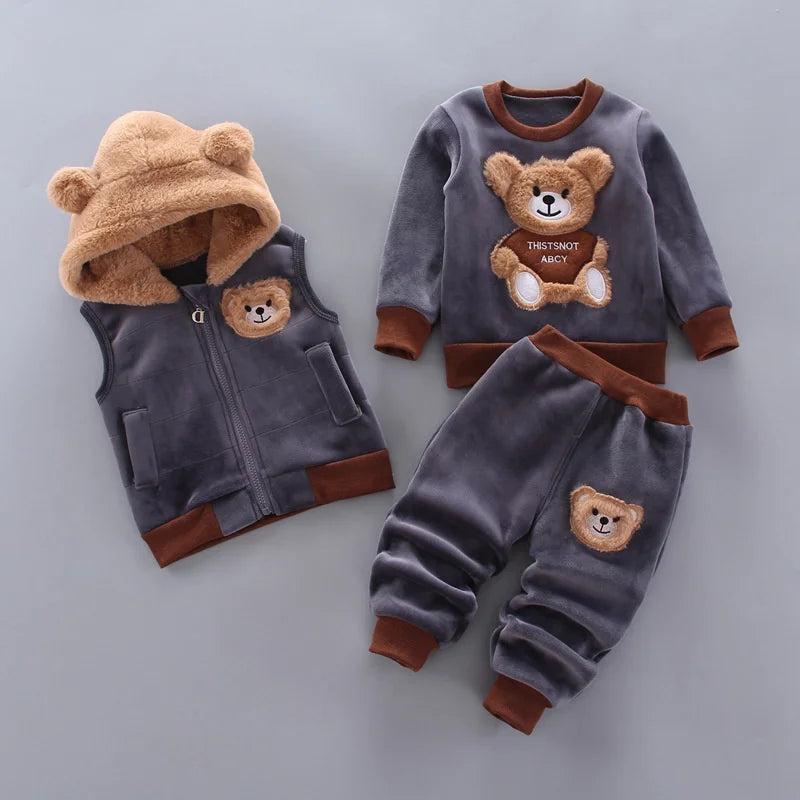 Baby Warm Cotton Bear Set 9M-4Y - photo 4