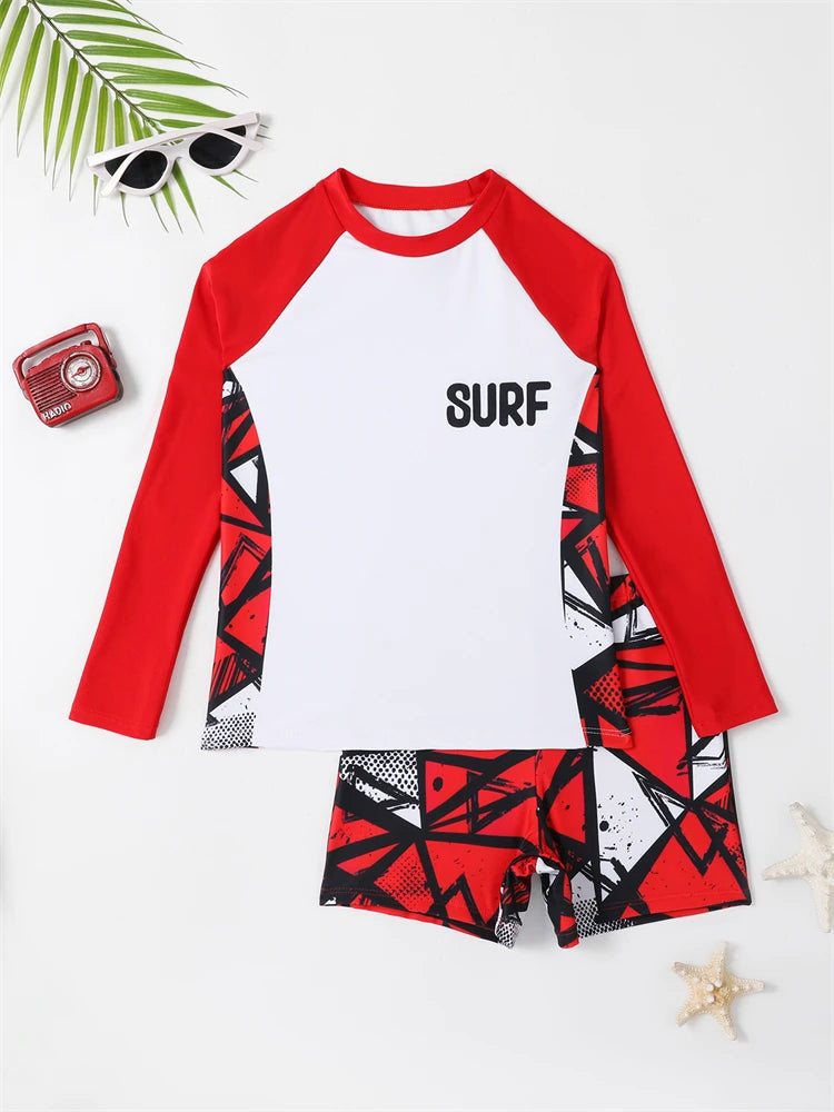 Boys 2-Piece Rash Guard Swim Set — photo 5