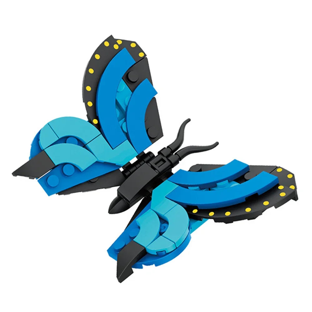 Insect building blocks bee ant butterfly brick set, kids 5-10Y - photo 10