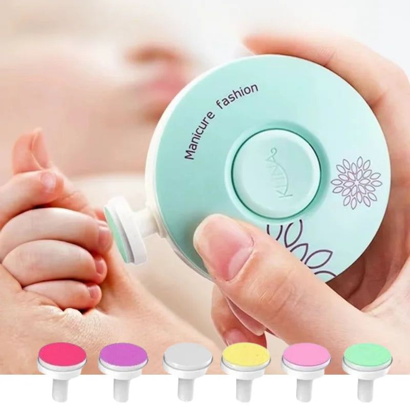 Electric Baby Nail Trimmer – Safe & Quiet Nail File for Newborns & Toddlers