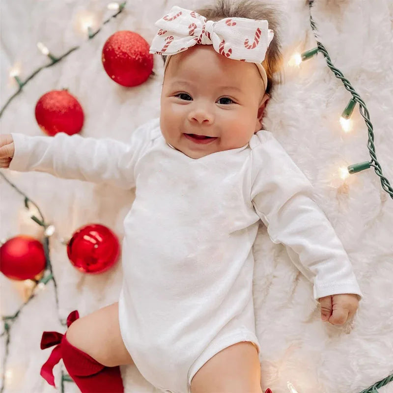 Baby 100% cotton white bodysuit multipack long sleeve