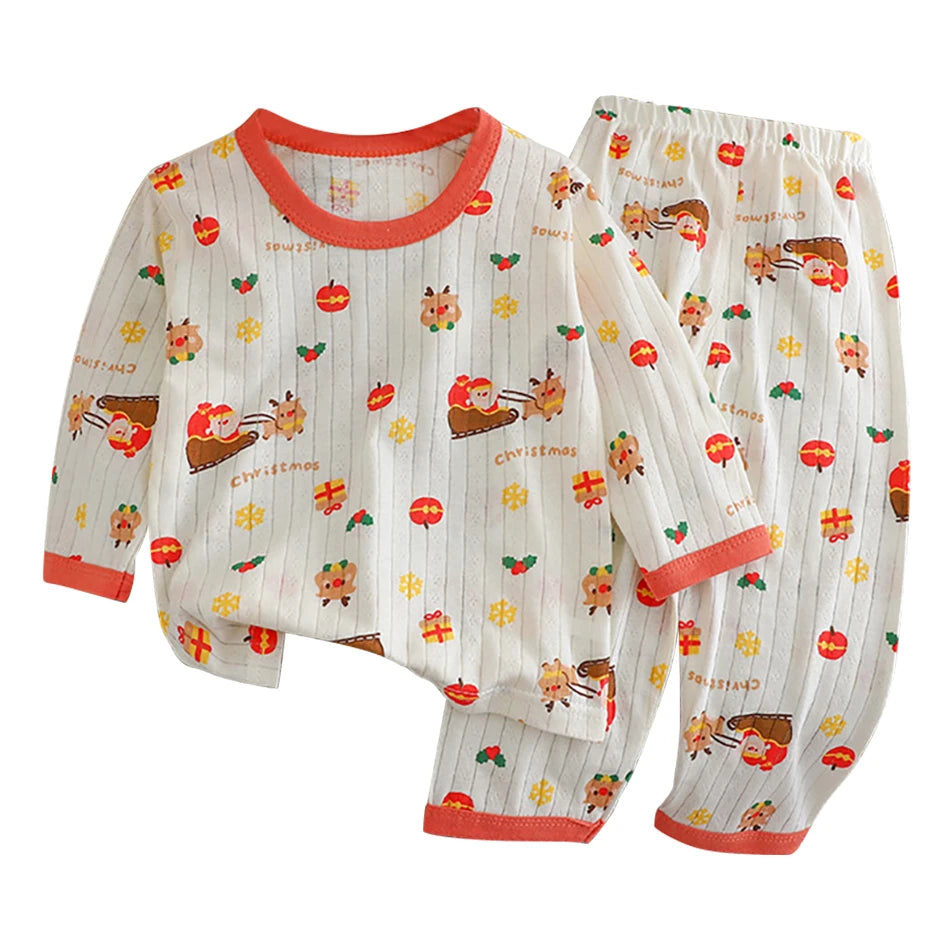 Kids' Cotton Long-Sleeve Pyjama Set - Kindle Kids ABC - view 11