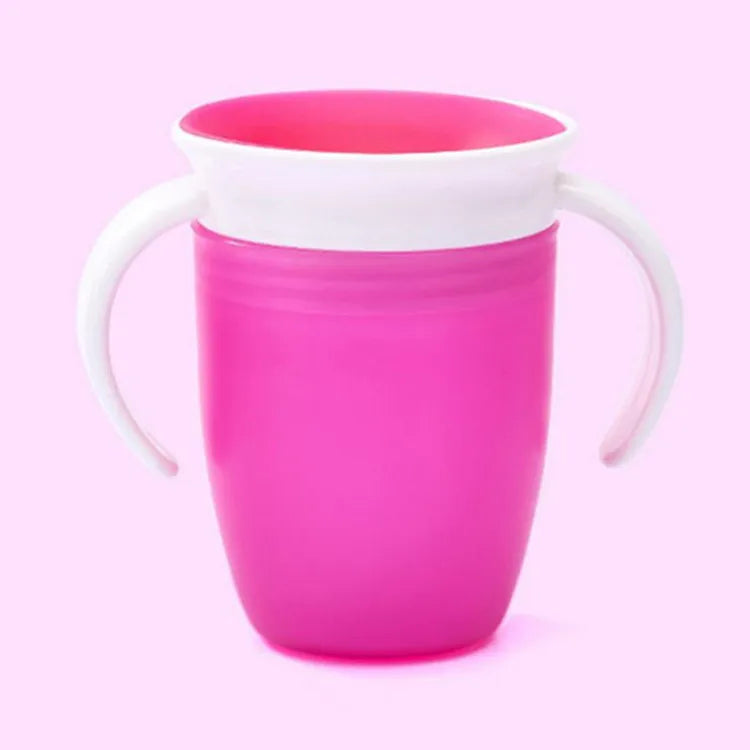 Magic transforming baby cup 240ml leak-proof learning cup