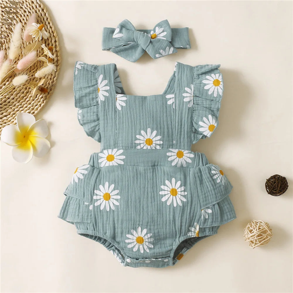 Red Plaid Cotton Baby Romper - Kindle Kids ABC - view 7