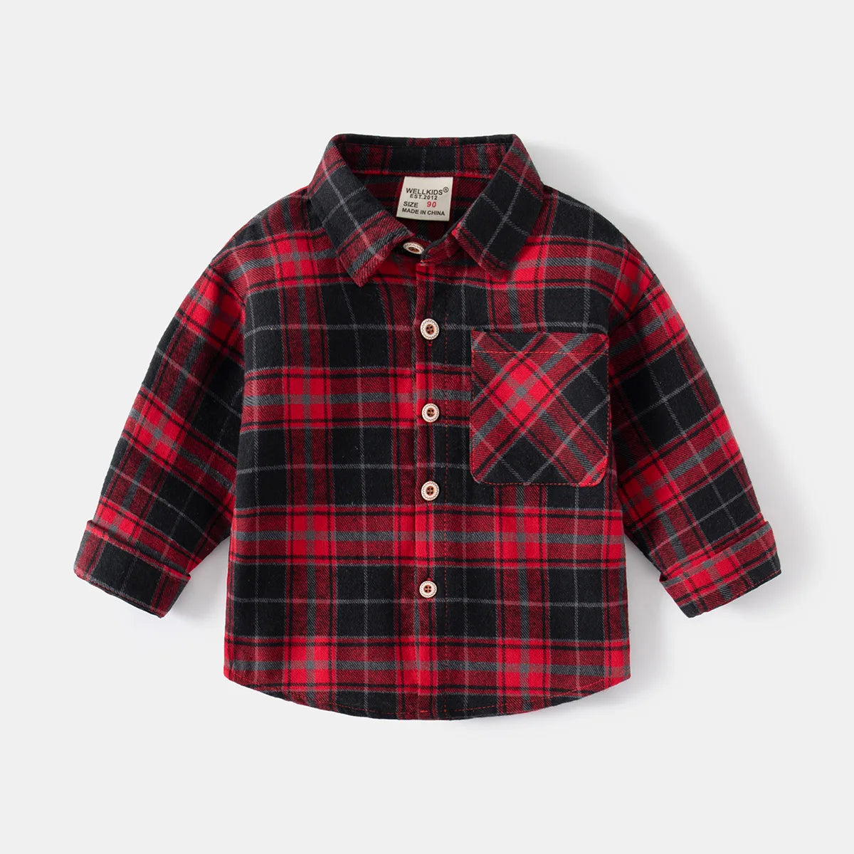 Boys Plaid Cotton Shirt 2-7Y - photo 12