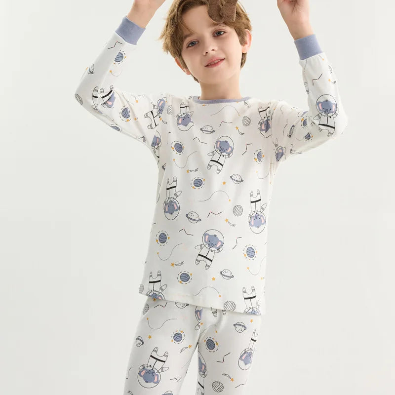 Kids Cotton Long-Sleeve Pajama Set 2-14Y - photo 5