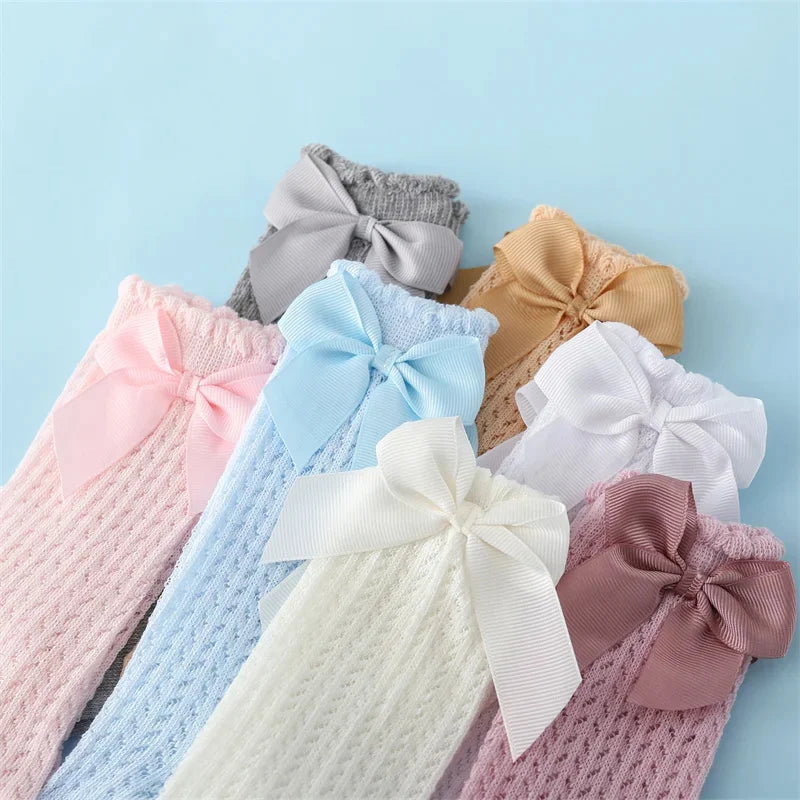 Cotton Baby Socks with Bows - Kindle Kids ABC - view 3