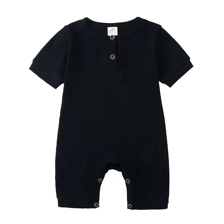 Baby Cotton Short-Sleeve Romper - Kindle Kids ABC - view 9