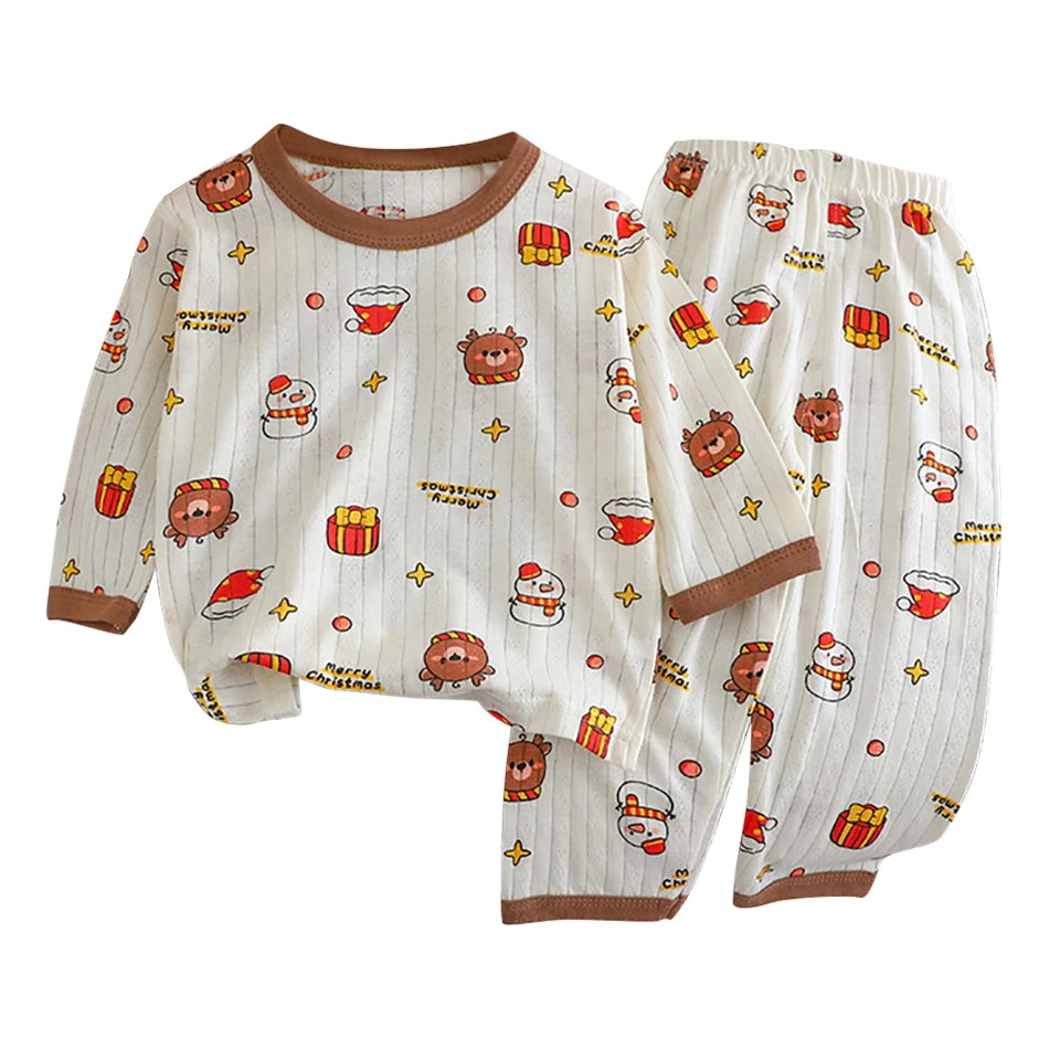 Kids' Cotton Long-Sleeve Pyjama Set - Kindle Kids ABC - view 10