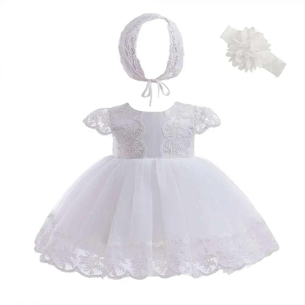 Lace Christening Gown - Kindle Kids ABC - view 22