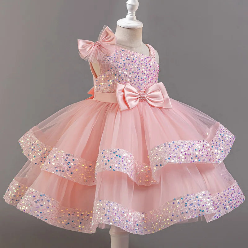 Flower Girl Sequin Tulle Dress — Ceremony & Wedding | 12M–5T - photo 8