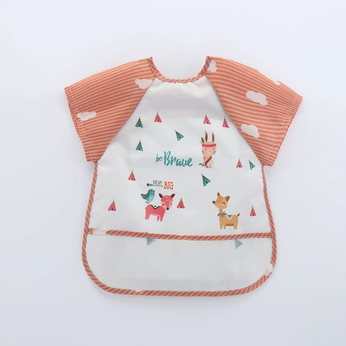 Long Sleeve Waterproof Baby Bib – EVA Feeding Smock | 0–3Y - photo 20