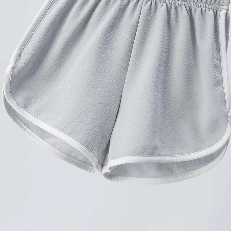 Kids summer shorts solid cotton casual for boys and girls