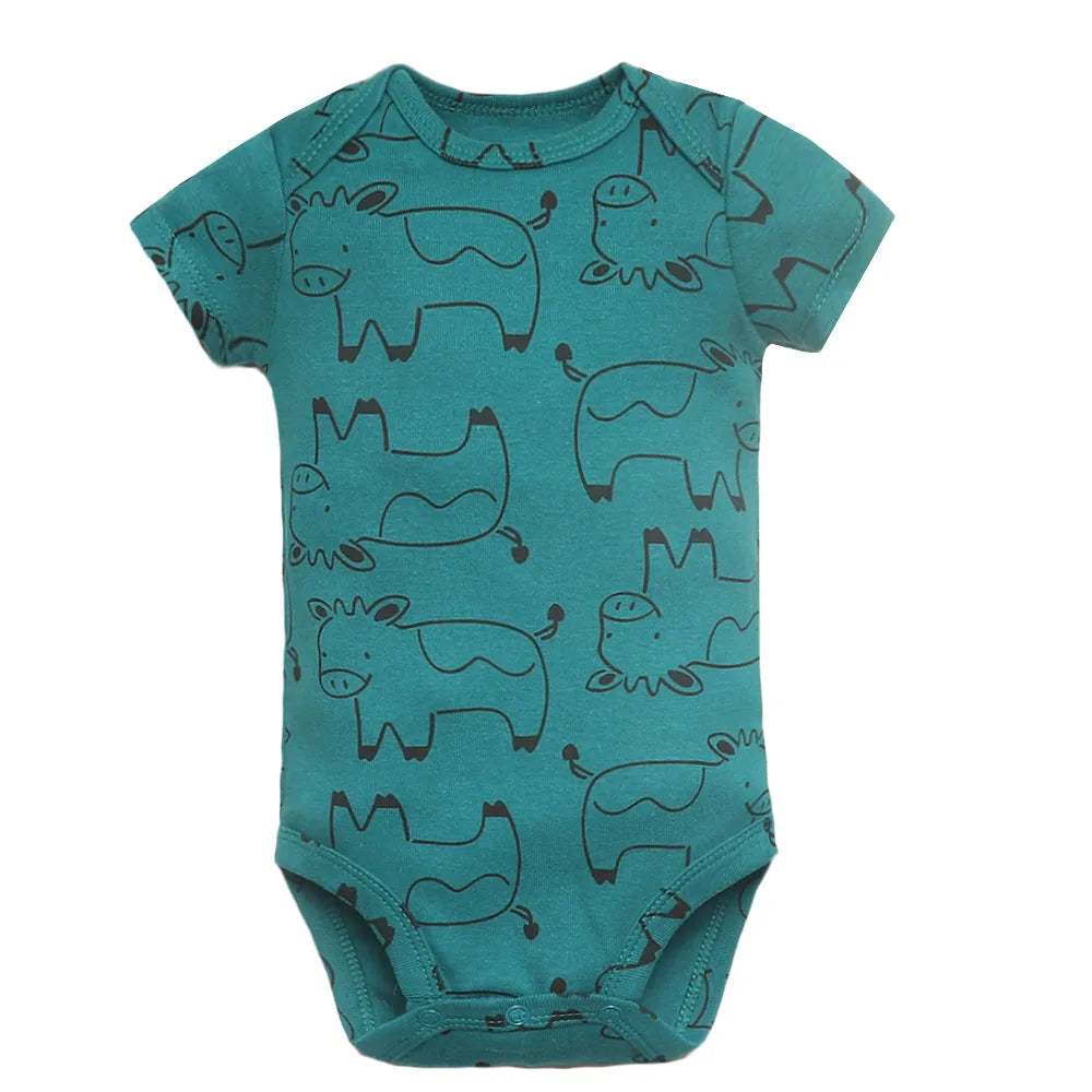 Baby 5-Pack Cotton Bodysuits - Kindle Kids ABC - view 3