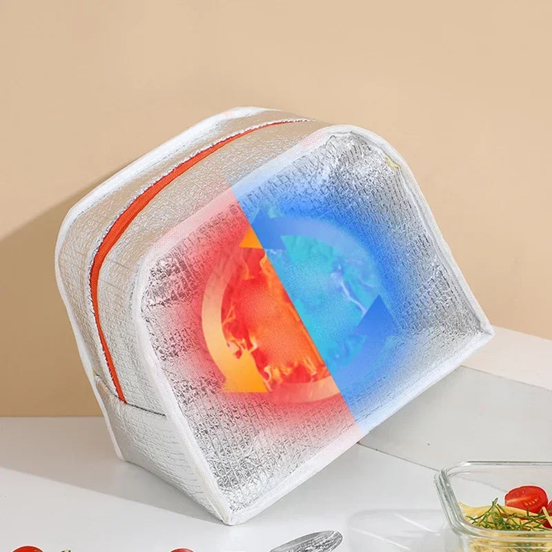 Kids' Insulated Lunch Bag – Waterproof Oxford Cloth with Cartoon Design