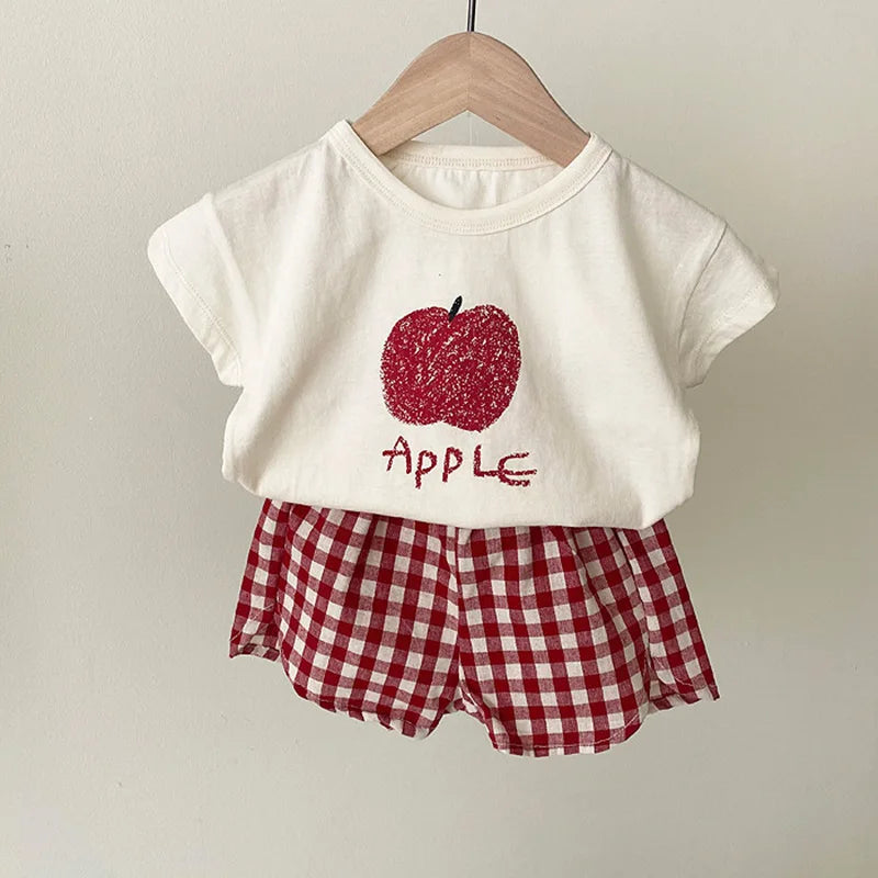 Baby sleeveless cotton summer pyjama set