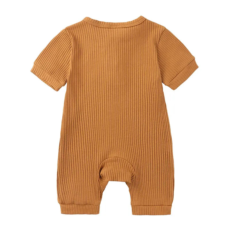 Baby Cotton Short-Sleeve Romper - Kindle Kids ABC - view 4