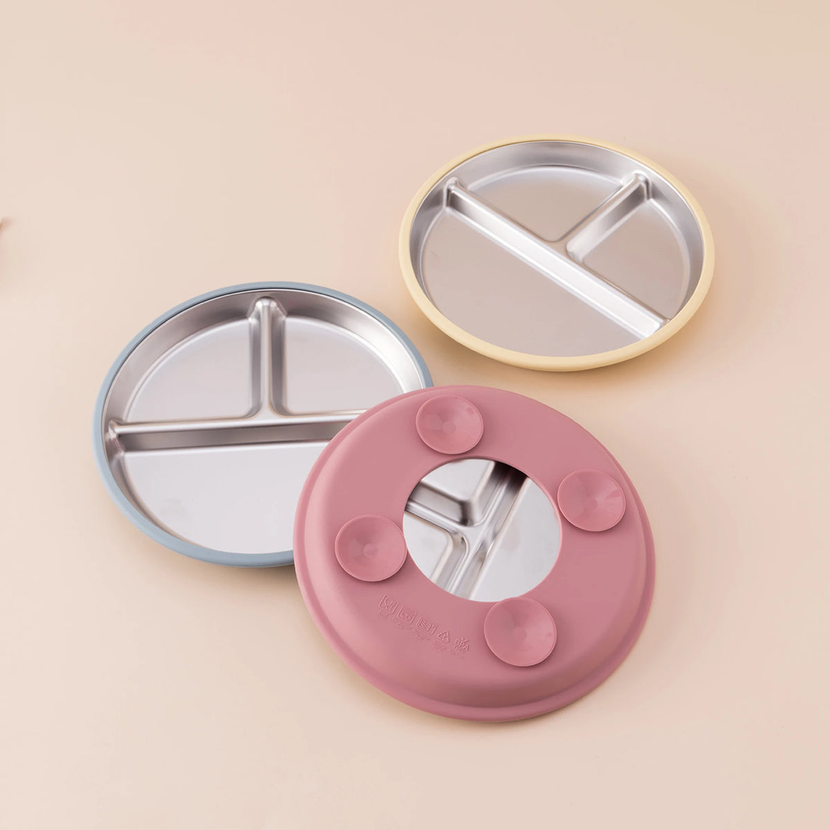Stainless Steel Baby Feeding Set — 5-Piece Plate, Bowl, Cup & Cutlery | 6M+ - photo 2