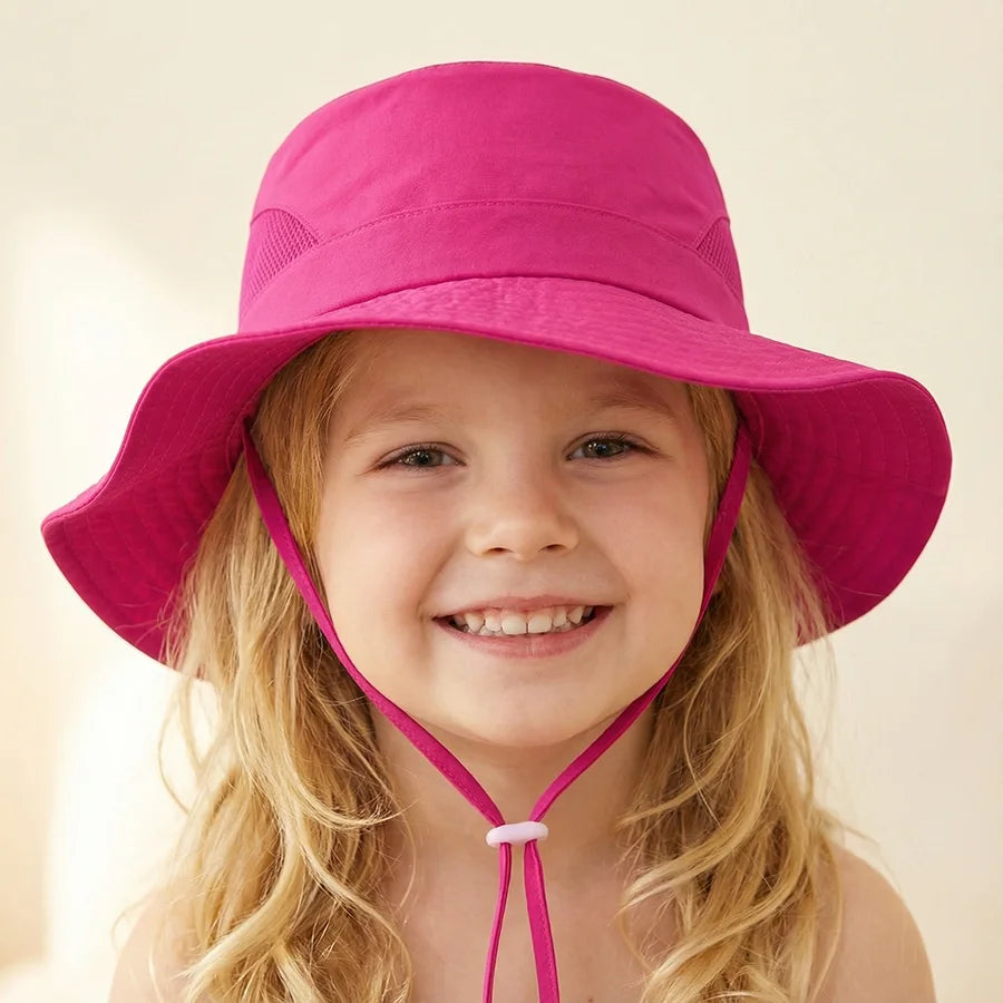 Kids Cotton Bucket Hat – UV Protection Sun Hat | Unisex | 1–10 Years - photo 11
