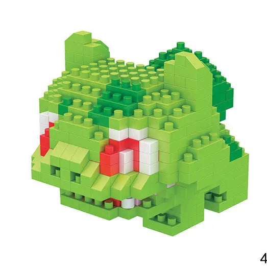 Collectible mini cartoon brick figures kids buildable characters set