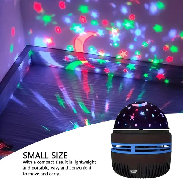 LED star galaxy projector night light for kids room