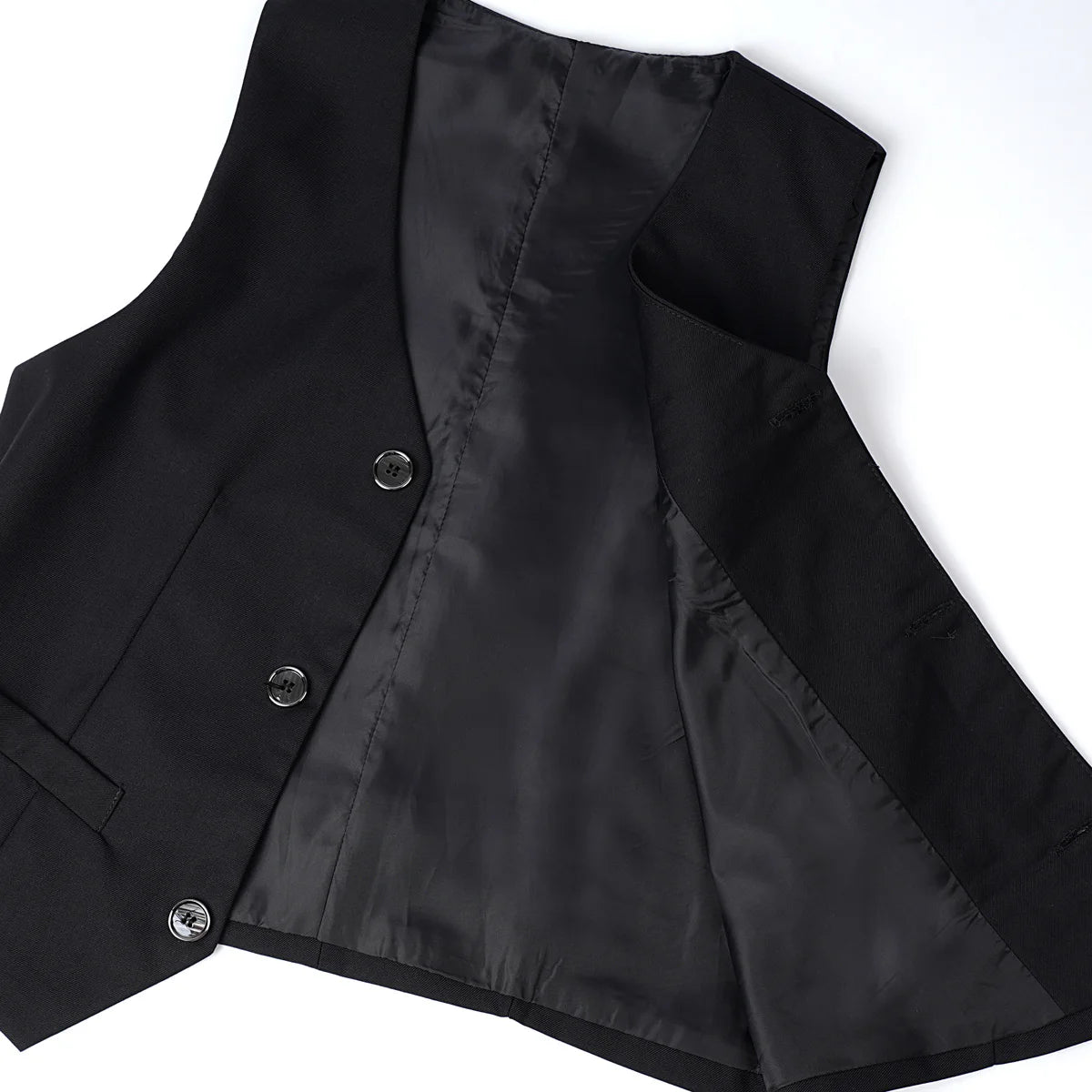 Boys Formal Vest – Single-Breasted Waistcoat for Wedding | 4–16Y - photo 5