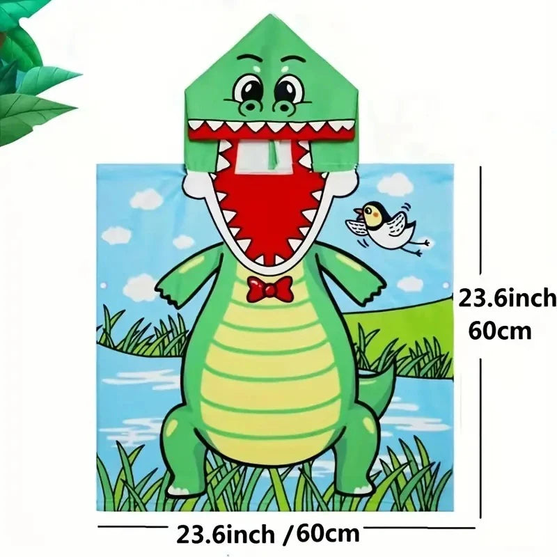 Kids Hooded Beach Towel Poncho - photo 3