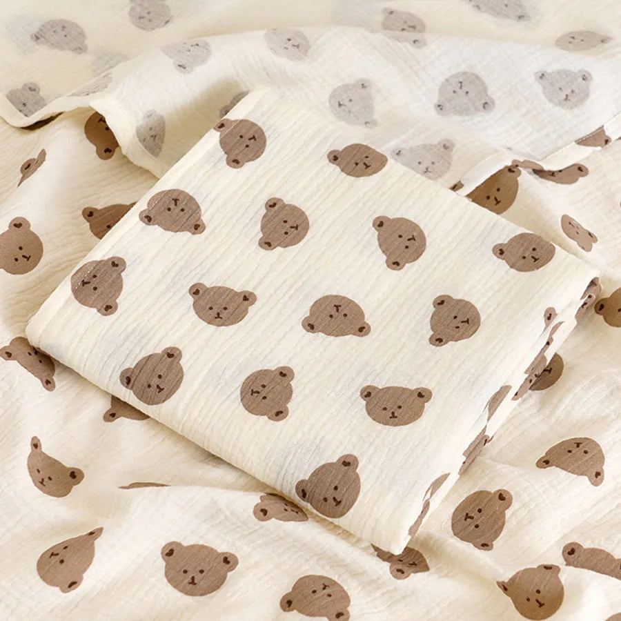 Cotton Muslin Baby Swaddle & Bath Towel - Kindle Kids ABC - view 12