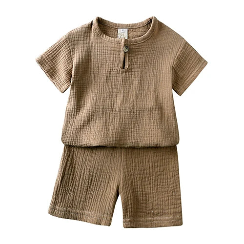 Linen Cotton 2-Piece Set - Kindle Kids ABC - view 8