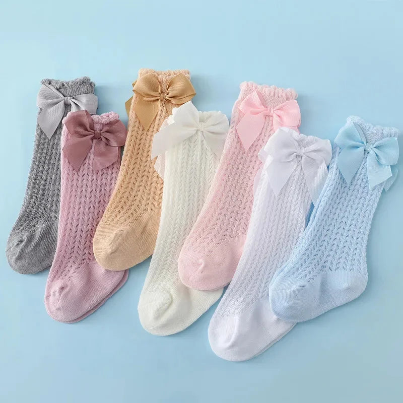 Cotton Baby Socks with Bows - Kindle Kids ABC