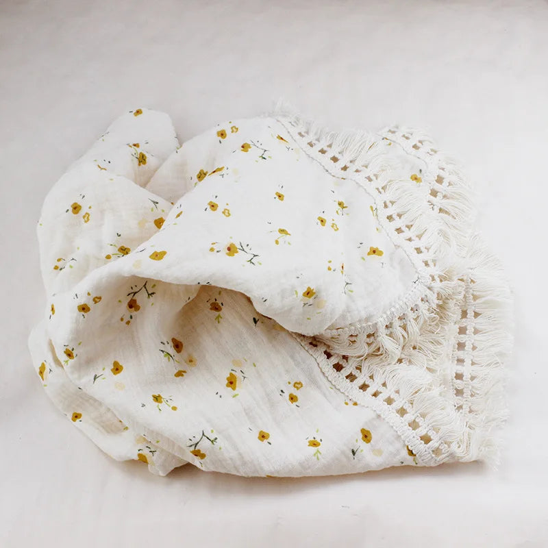 Cotton Muslin Baby Swaddle Blanket - Kindle Kids ABC - view 19
