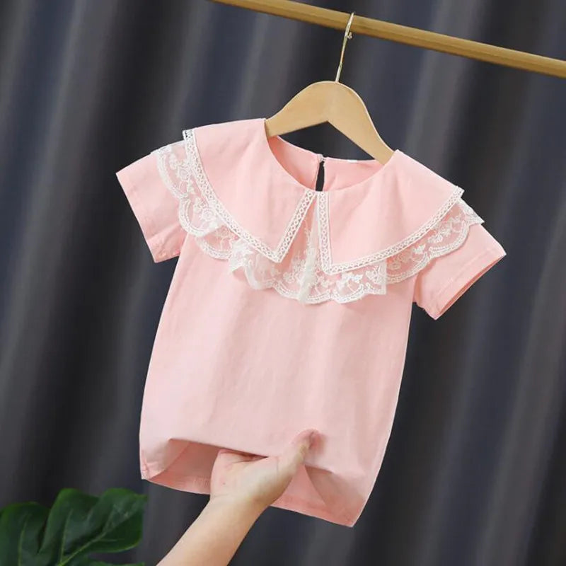 Girls Premium White Cotton Blouse - photo 16